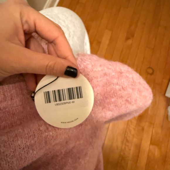 NWT VRG GRL Juni Knit Sweater in Pink Marle - Picture 4 of 4